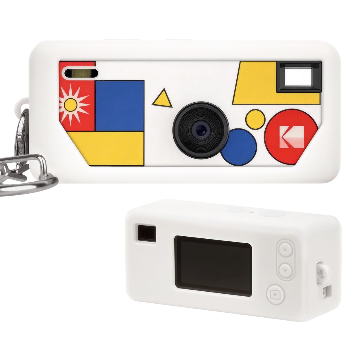 for Kodak Charmera Silicone Camera Case | ALKOO – White – protective case product view