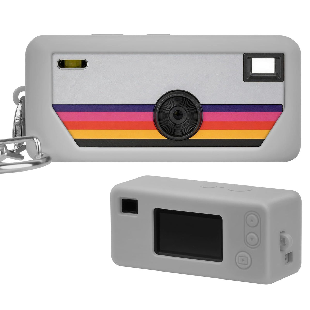 for Kodak Charmera Silicone Camera Case | ALKOO – Grey – protective case product view