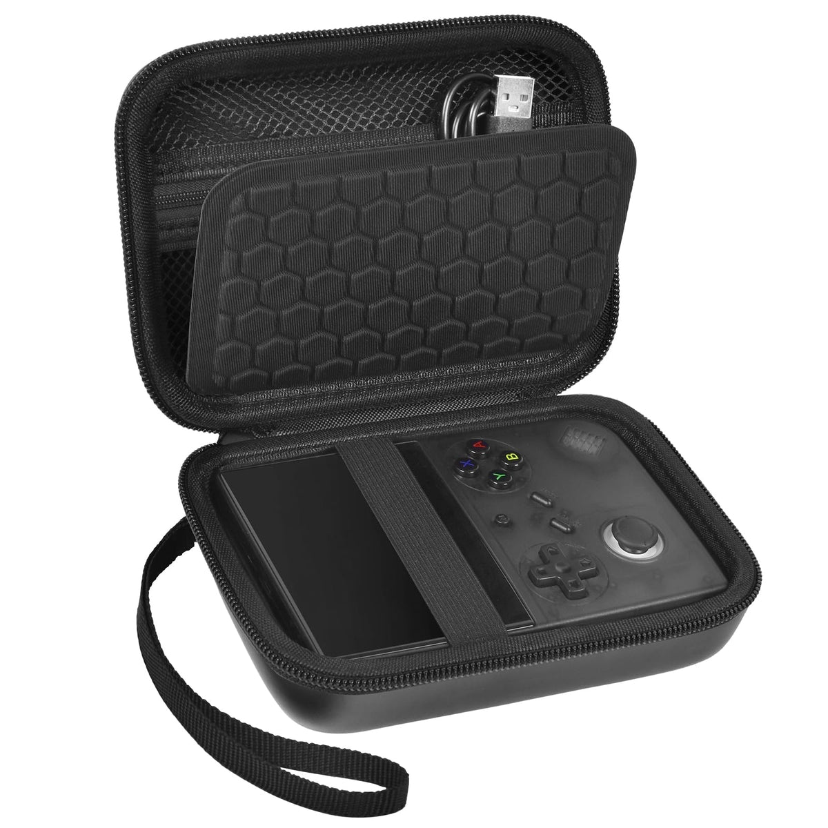 R36S & RG353V Handheld Console Case | ALKOO – Dark / For Rg40xx V – protective case product view