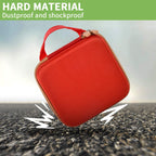 Red for NIIMBOT printer case demonstrating dustproof and shockproof hard-shell protection