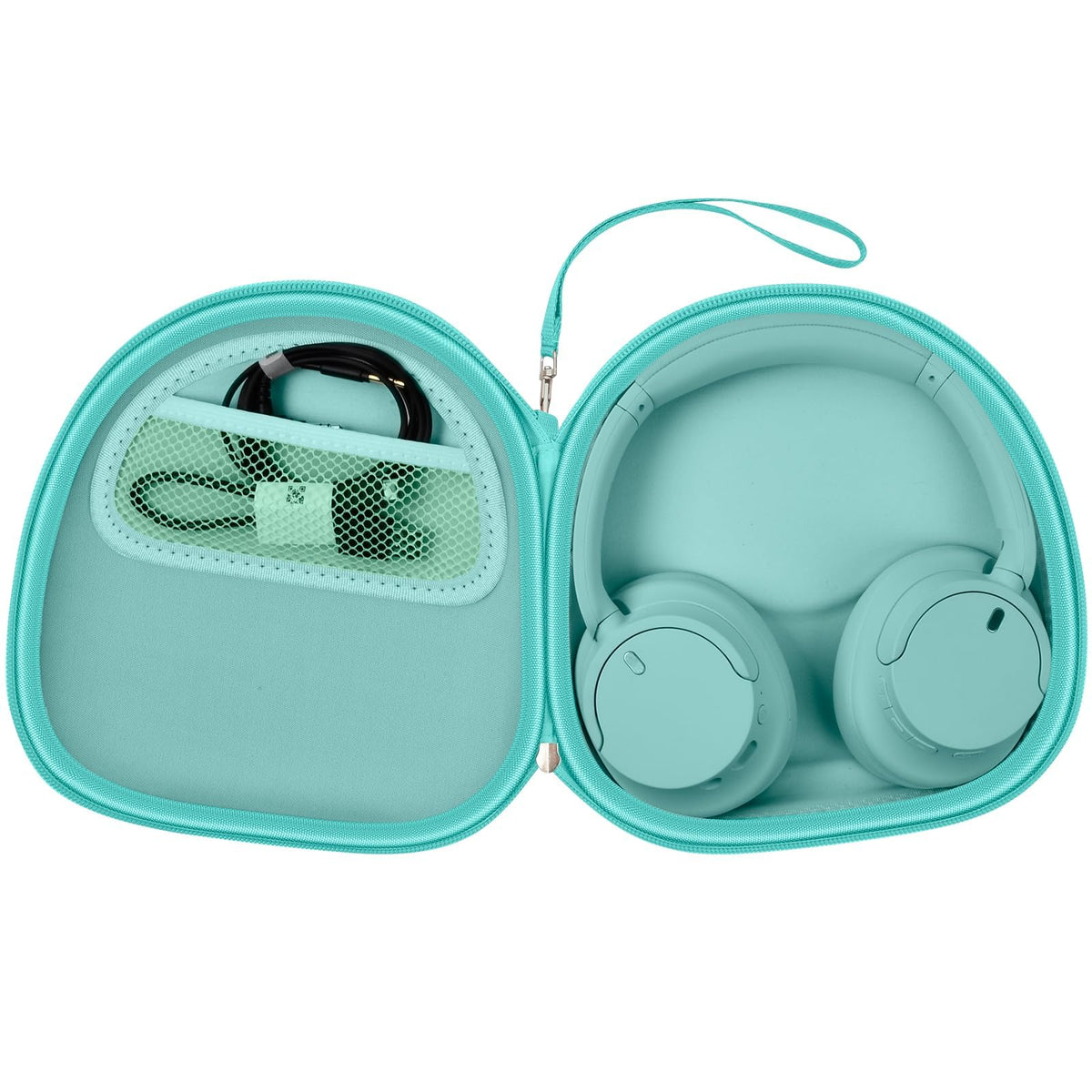 for Sony & for JBL Wireless Headphone Case | ALKOO – Green – protective case product view