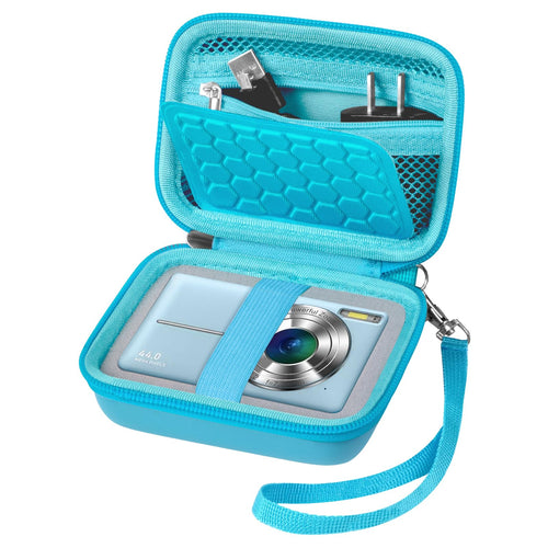Camera Travel Case for Kodak, for Canon & for Sony – Sky Blue – protective case product view