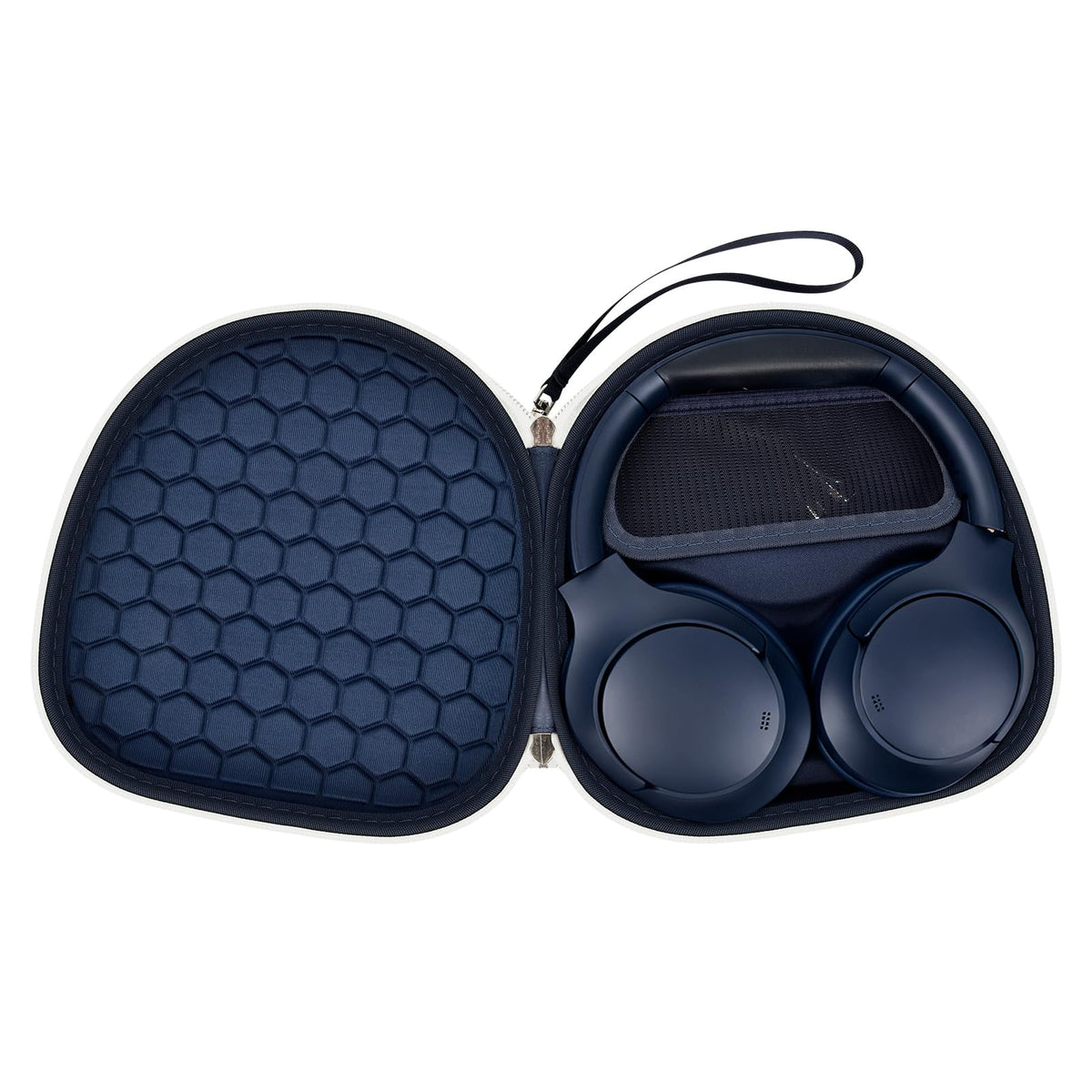 for Sony & for JBL Wireless Headphone Case | ALKOO – White Blue – protective case product view
