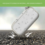 White for KardiaMobile case demonstrating flexible EVA impact and water-resistant protection