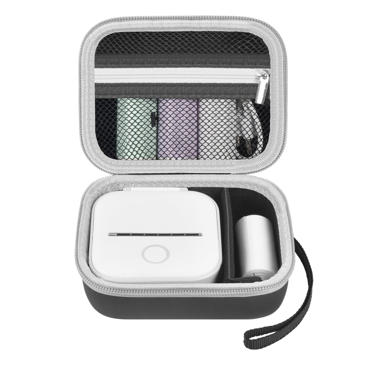 for Memoking T02 & for Phomemo M02 Case | ALKOO – Black – protective case product view