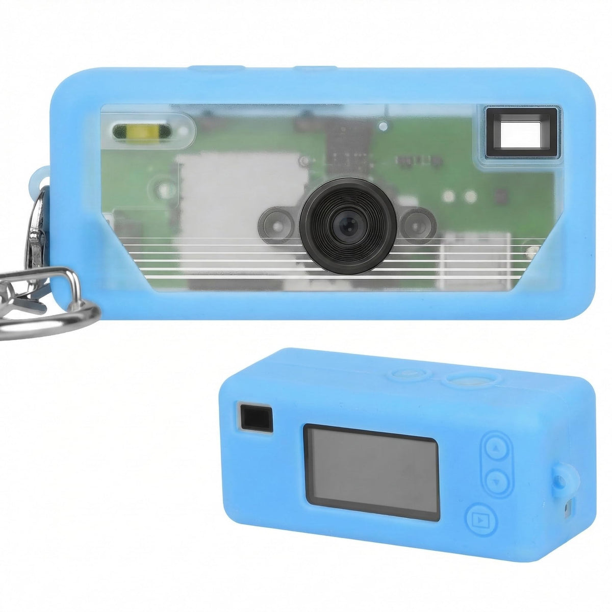 for Kodak Charmera Silicone Camera Case | ALKOO – Sky blue – protective case product view
