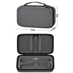 Dark gray for JBL wireless microphone case dimensions with dual storage layout