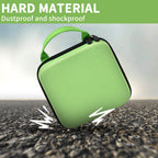 Bright green for NIIMBOT printer case demonstrating dustproof and shockproof hard-shell protection