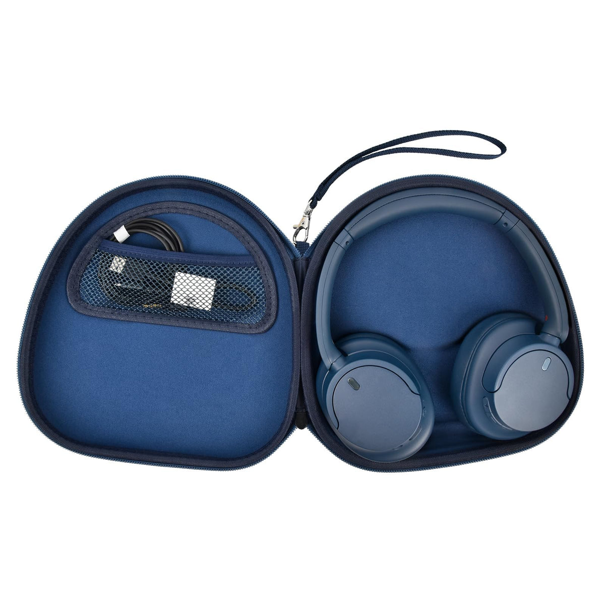 for Sony & for JBL Wireless Headphone Case | ALKOO – Blue – protective case product view