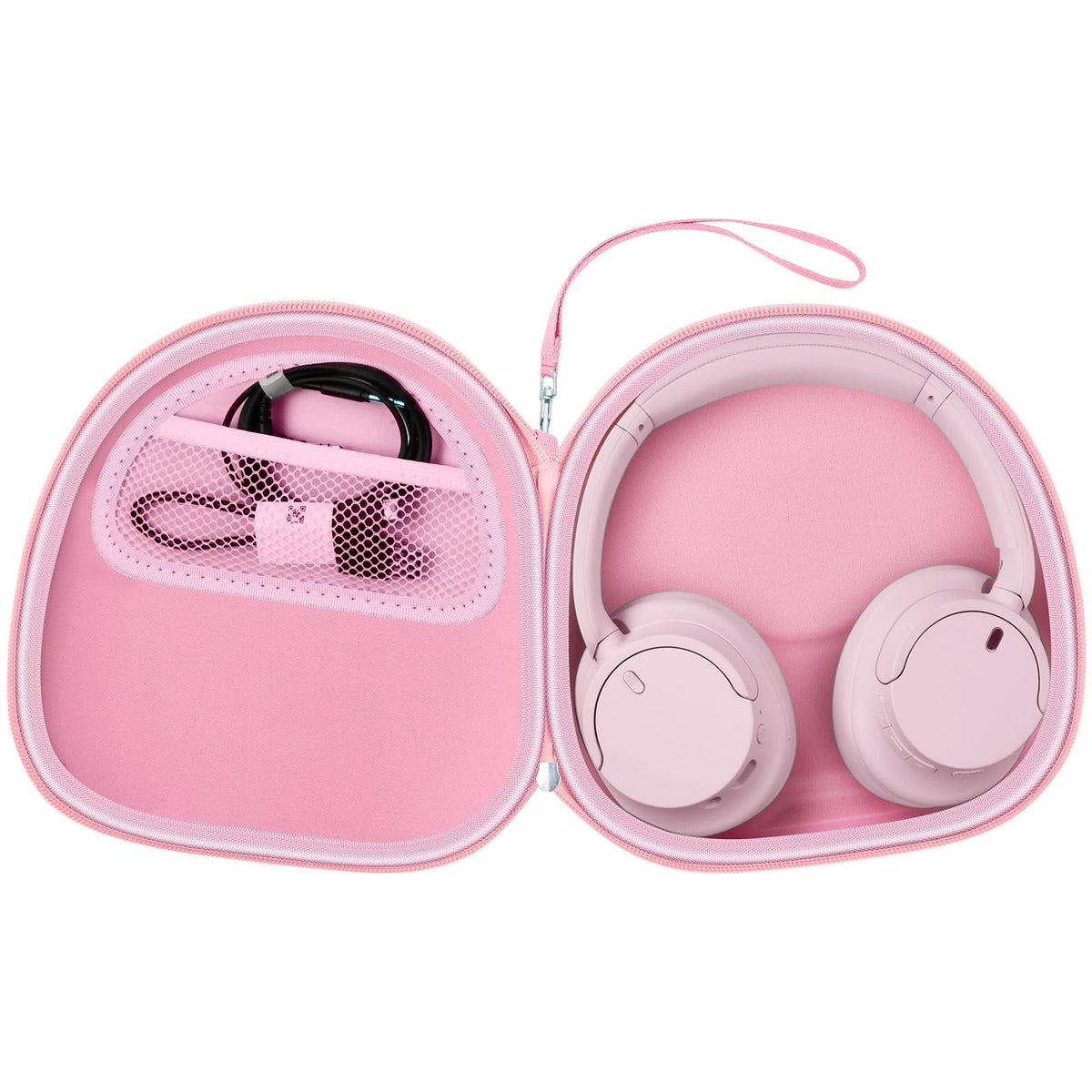 for Sony & for JBL Wireless Headphone Case | ALKOO – Pink – protective case product view
