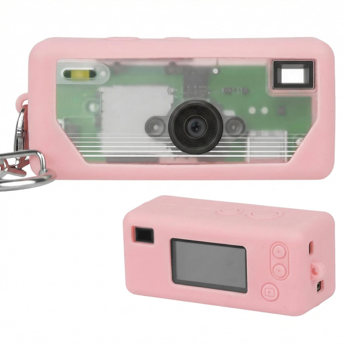 for Kodak Charmera Silicone Camera Case | ALKOO – Pink – protective case product view