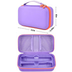 Purple for JBL wireless microphone case dimensions with dual storage layout