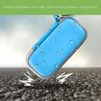 Blue for KardiaMobile travel case dimensions with carabiner and durable zipper