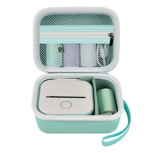 for Memoking T02 & for Phomemo M02 Case | ALKOO – green – protective case product view