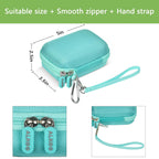 Mint green for JBL Go speaker case dimensions with smooth zipper and detachable hand strap