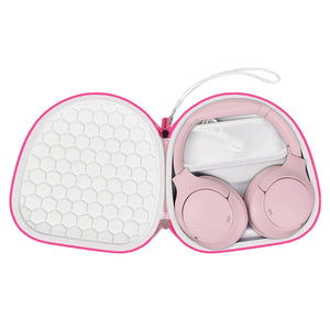 for Sony & for JBL Wireless Headphone Case | ALKOO – Bright Pink – protective case product view