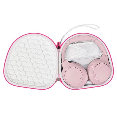 for Sony & for JBL Wireless Headphone Case | ALKOO – Bright Pink – protective case product view