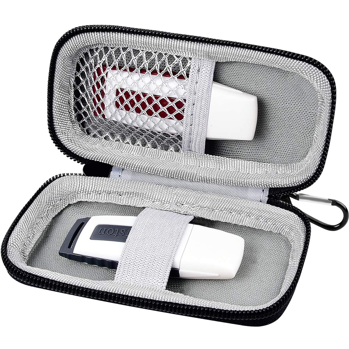 USB Flash Drive & SD Card Organizer | ALKOO – Black – protective case product view
