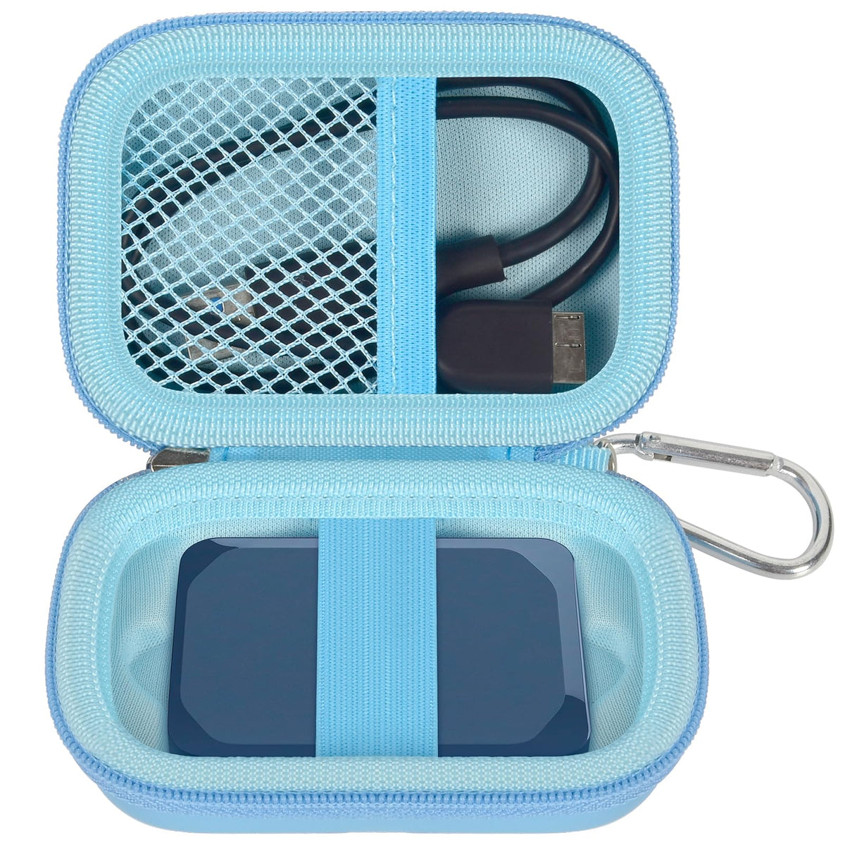 for Crucial X10 & X9 Pro Portable SSD Case – Blue – protective case product view