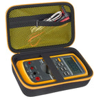for Fluke Digital Multimeter Carrying Case | ALKOO – for 87v / Black + Yellow Pocket – protective case product view