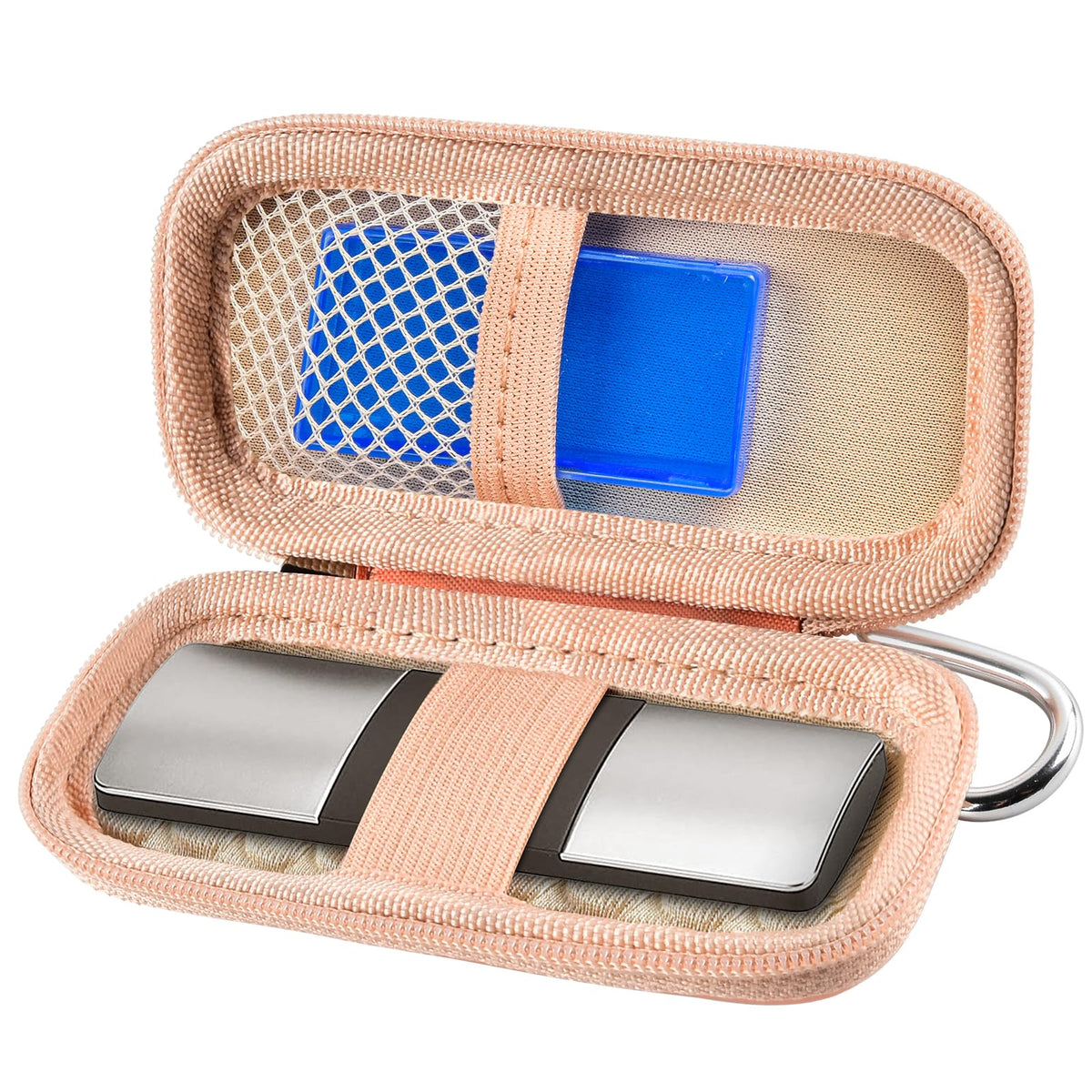 for KardiaMobile 6L Max Travel Case | ALKOO – Pink – protective case product view