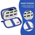 for SanDisk SSD case interior with memory card slots and elastic drive holder
