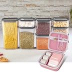 Open pink for NIIMBOT case organizing a label maker and accessories in a kitchen