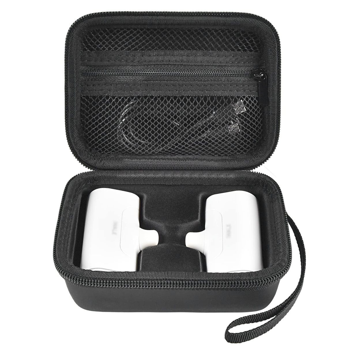 Mini Power Bank Travel Case | ALKOO – Double / Black – protective case product view