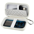 Portable MP3 & MP4 Player Travel Case | ALKOO – White – protective case product view