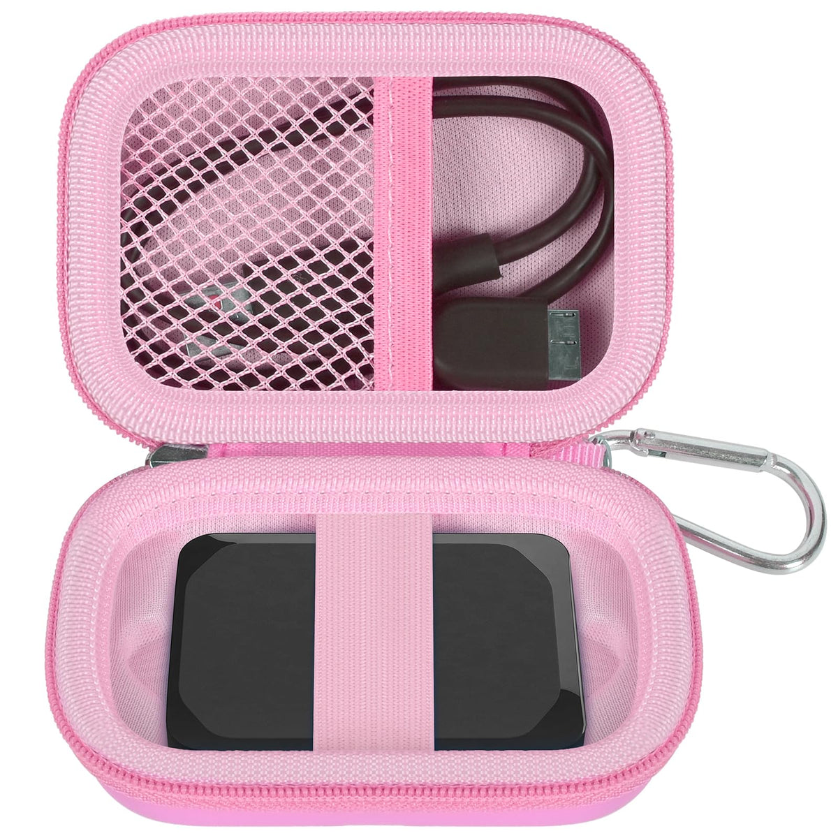 for Crucial X10 & X9 Pro Portable SSD Case – Pink – protective case product view