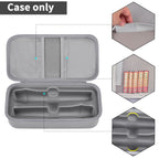 Light gray for JBL wireless microphone case dimensions with dual storage layout