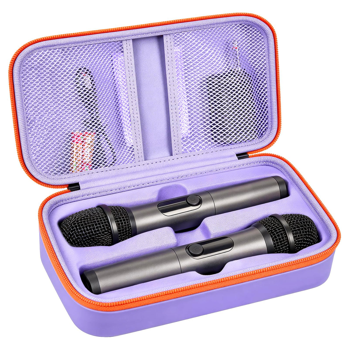 Case for JBL PartyBox Wireless Mic System | ALKOO – Purple – protective case product view