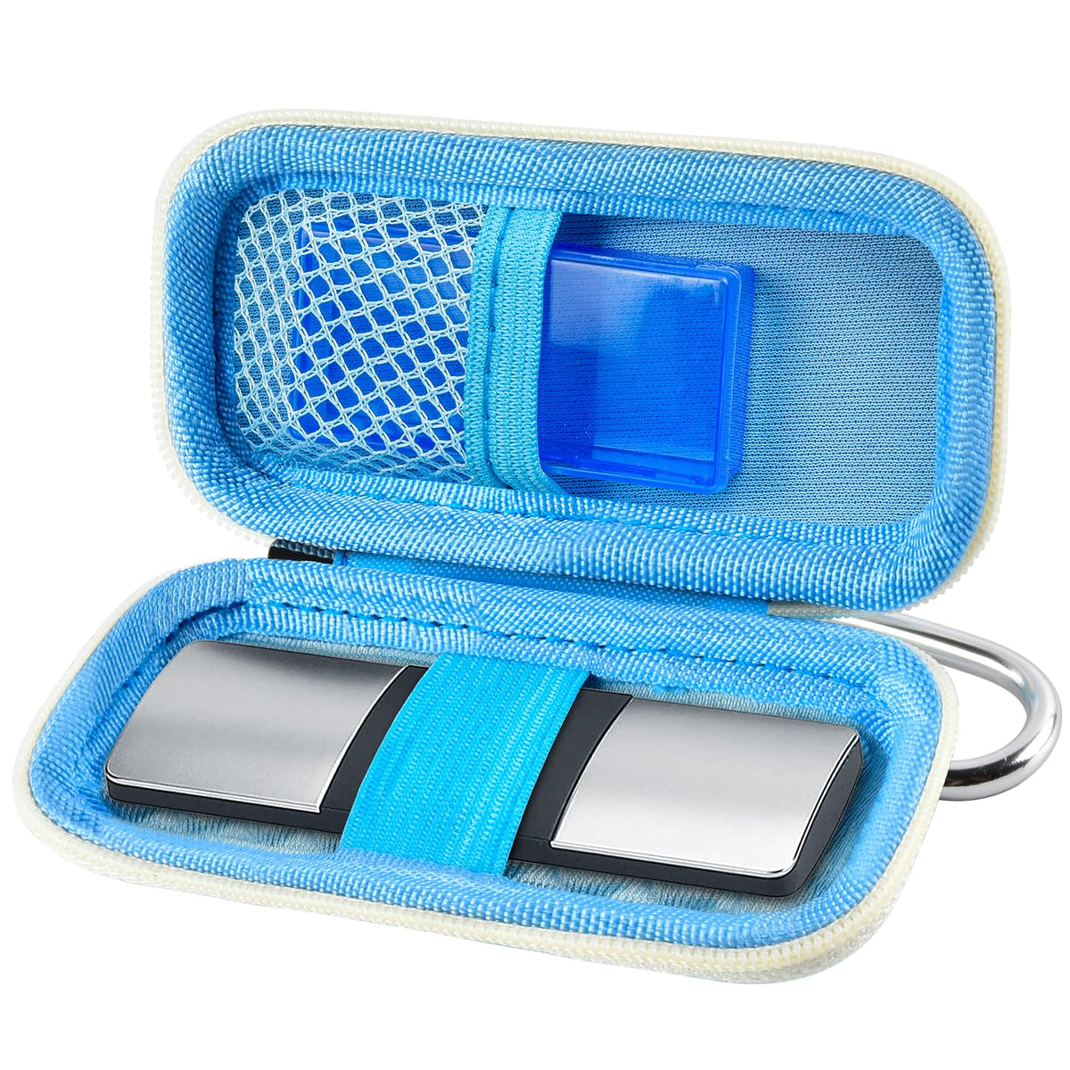 for KardiaMobile 6L Max Travel Case | ALKOO – Blue – protective case product view