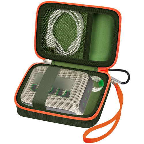 for JBL Go 4, Go 3 & Go 2 Speaker Case | ALKOO – Green – protective case product view