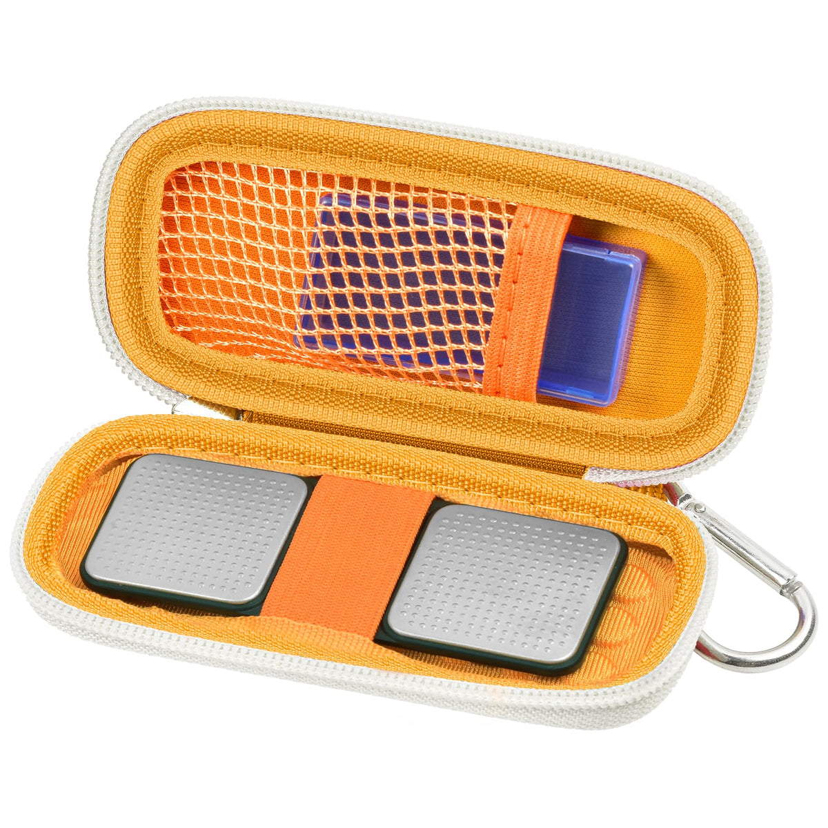 for KardiaMobile 6L Max Travel Case | ALKOO – Orange – protective case product view