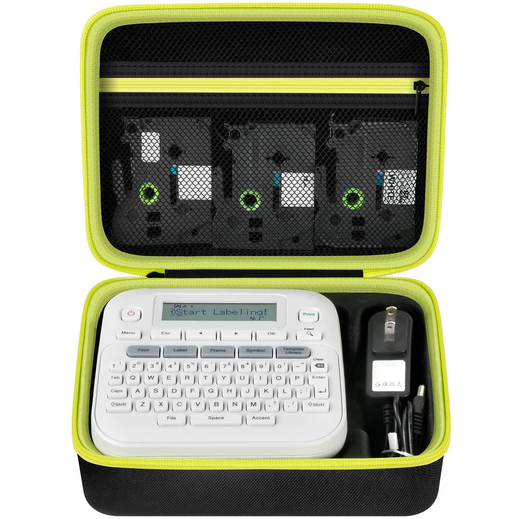 for Brother P-Touch PTD220 & D210 Case | ALKOO – Black – protective case product view