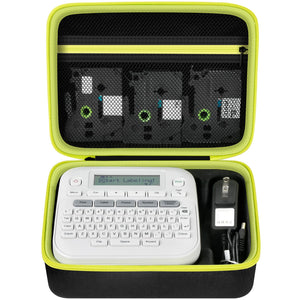 for Brother P-Touch PTD220 & D210 Case | ALKOO – Black – protective case product view