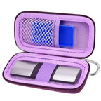 for KardiaMobile 6L Max Travel Case | ALKOO – Purple – protective case product view