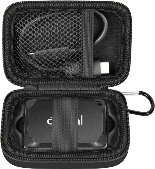 for Crucial X10 & X9 Pro Portable SSD Case – Black – protective case product view