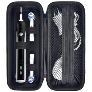 for Oral-B & Sonicare Toothbrush Travel Case – Regular Size / Black – protective case product view