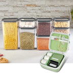 Open light green for NIIMBOT case organizing a label maker and accessories in a kitchen